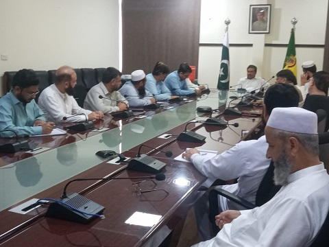 Mr. Fakhr ud Din, Secretary meeting